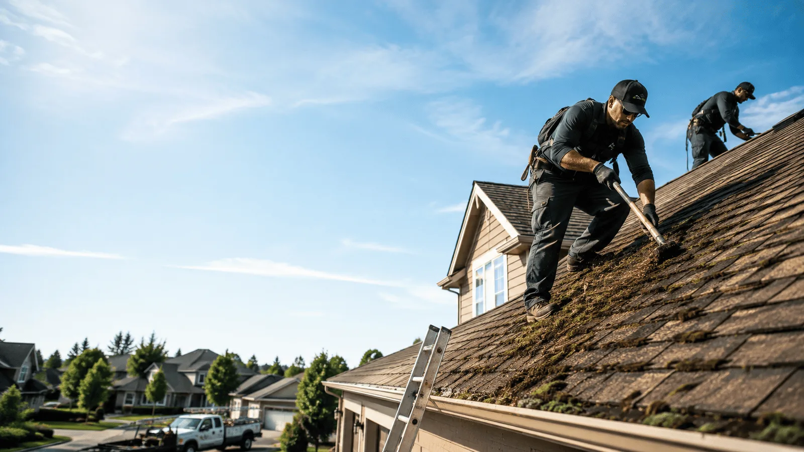 Roof Moss Removal in Kingsland, TX near me